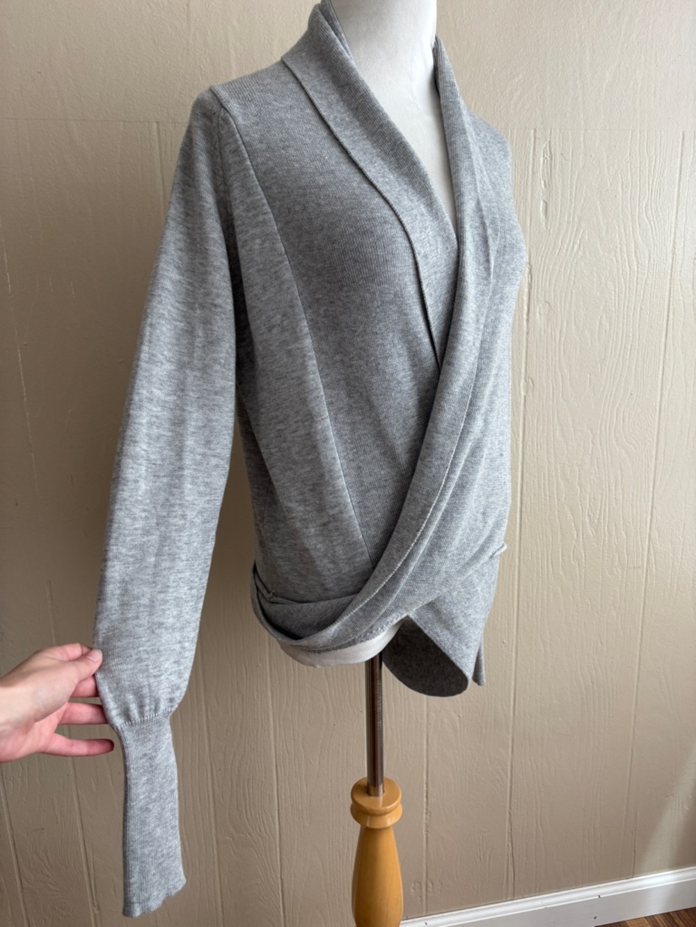 Mystree Soft Cozy Wool Blend Multiway Open Sweater Cardigan - Picture 6 of 12